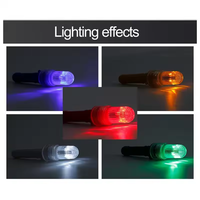 Lampe de pêche à LED pour bateau Bouée étanche Outil de leurre électronique Jour/Nuit Kit de sécurité électronique Contrôle de la lumière