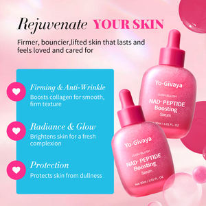 NAD + Peptide Boostant l'Acide Hyaluronique 30ml Sérum Collagène Vegan Anti-âge Soins de la Peau Niacinamide Vitamine C Blanchissant 5 Céramide - Product Image 4