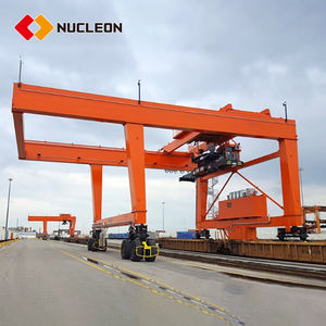 رافعة عملاقة مطاطية متعبة من المطاط لساحة الحاويات والميناء والخدمات اللوجستية مع دوران ° ومحرك هيدروليكي كامل - Product Image 1