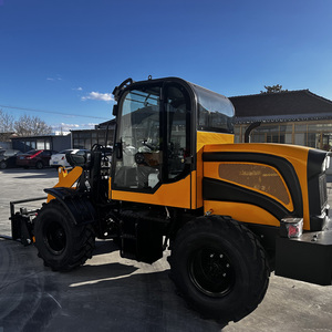 Chargeuse sur pneus de chantier 2 tonnes Diesel certifiée EPA Euro5 CE avec attache rapide hydraulique et lame à neige multi-attachements - Product Image 4