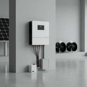 ระบบไฮบริดโซลาร์กริด 11KW 48V พร้อมระบบ MPPT คู่ ระบบเฟสเดียว IP54 หน้าจอ LCD รองรับแบตเตอรี่ลิเธียมและตะกั่วกรด แรงดันไฟฟ้าขาออก 120VAC รุ่น Hibrido NEHC0014 Solar Inv - Product Image 1