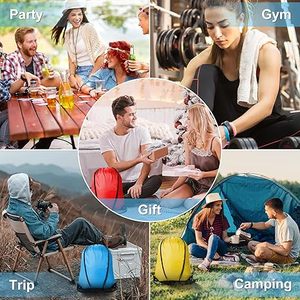 Polyester Large Custom Soft <b>Drawstring</b> Bag Portable Design Fashionable Daily Multifunctional Full-color Printed Storage <b>Backpack</b> - Product Image 5