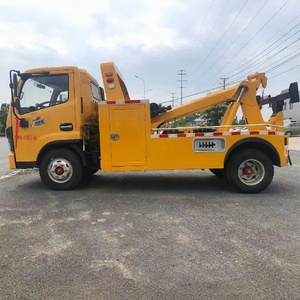 รถยกกู้ภัยแบบล้อติดตั้งในตัว 4x2 Dongfeng 6 ตัน รุ่นใหม่ ขายดี พร้อมเครนยกใต้ท้องรถ - Product Image 3