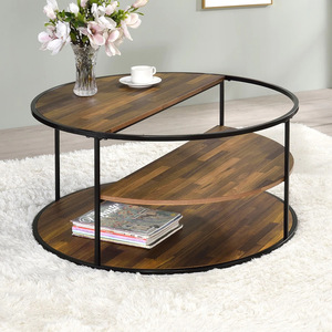 Cross-border best-selling light luxury coffee <b>table</b>, wrought iron coffee <b>table</b>, living room dining room panel <b>round</b> <b>side</b> <b>table</b>, - Product Image 5