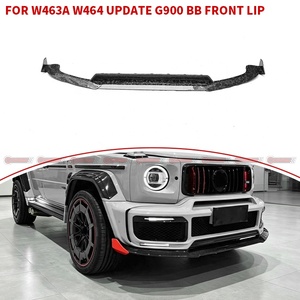 Pour Mercedes Benz Classe G W464 W463a – Lame de pare-chocs avant en fibre de carbone sèche compatible, style BB G900, amélioration aérodynamique, directement de l'usine - Product Image 4