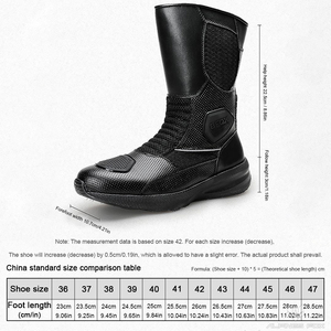 <span class=keywords><strong>Botas</strong></span> de Motociclismo, <span class=keywords><strong>Botas</strong></span> de <span class=keywords><strong>Motocross</strong></span> con Talón y Puntera Reforzados, <span class=keywords><strong>Botas</strong></span> Altas de Malla Transpirable <span class=keywords><strong>para</strong></span> <span class=keywords><strong>Motocross</strong></span> y Turismo - Product Image 6