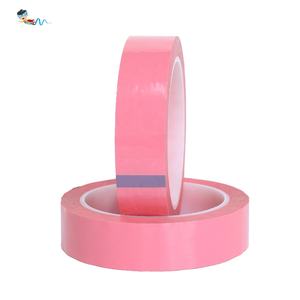 2- Pink warna Mara PET Film dengan lem akrilik merekat sendiri 5S pita listrik poliester Mylar isolasi transformator garis-garis - Product Image 1