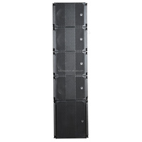 Système de haut-parleurs Line Array passifs professionnels 10 pouces LA10 & LA18B avec amplificateurs en bois pour utilisation sur scène