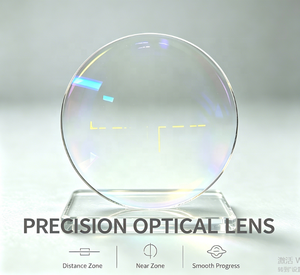 Lentilles optiques progressives Thinkey 1.56 RX transparentes, en deux parties, 65/70mm, courbe de base 2C, anti-lumière bleue, épaisseur multi - Product Image 3