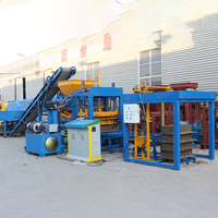 Machine à blocs automatique QT4-16 pour usine de matériaux de construction, atelier de production de briques en ciment, démarrage de la production