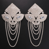 Elites vente en gros Pasties Sexy Diamond Silicone Nipple Cover Strass Poitrine Autocollant