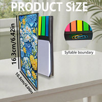 Set de Cuadernos para Pintura de Diamantes 5D, Kit de Caja de Notas con Arte de Diamantes de Imitación de Formas Especiales
