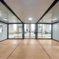 Maison conteneur extensible facile à transporter, bâtiment préfabriqué pliable, abri d'urgence temporaire pour les catastrophes
