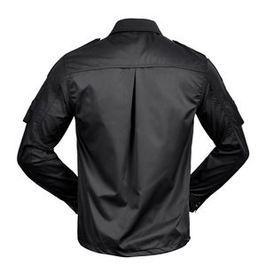 블랙 카모플라주 셔츠와 바지 유니폼 재킷 립스톱 전술 유니폼 의류 전투복 - Product Image 4