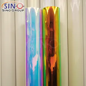 Verbazingwekkende Kleur Keuze Chrome Regenboog Ammolite Groen Fantastische Kleur China Fabrikant Auto Skin Wrap Vinyl 3D Auto Stickers