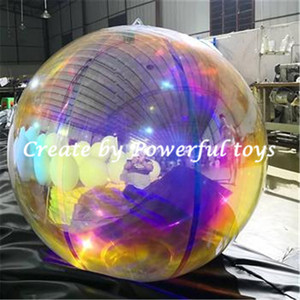Quả Cầu Gương Màu Laser Chất Lượng Hàng Đầu Quả Cầu Gương Màu Vàng Bơm Hơi Khổng Lồ Quả Cầu Gương Disco - Product Image 2