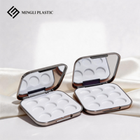 ML PACK Hersteller Augen-Make-up-Produkte Individuelles Logo Make-up 9-Farben Leere Lidschatten-Palette 9-Farben Lidschatten-Palette
