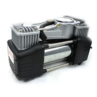 Compresseur de pneus pour voiture, avec Double cylindre, pompe à air, ultra résistant, portable, 12v dc