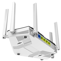 Routeur WiFi 6 AX3000 Double Bande 2.4G & 5.8G 6 Antennes 5 Ports Gigabit FEM 1WAN 4LAN Haute Puissance Mesh 25dBm HZY-WR633AX