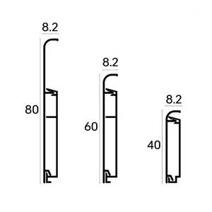 <span class=keywords><strong>Plinthe</strong></span> cachée moderne <span class=keywords><strong>en</strong></span> aluminium Offre Spéciale avec un design sans couture <span class=keywords><strong>Plinthe</strong></span> murale élégante - Product Image 5