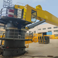 Grue marine hydraulique à flèche rigide personnalisée 30 tonnes 30 m, grue de pont montée sur navire 30T30M