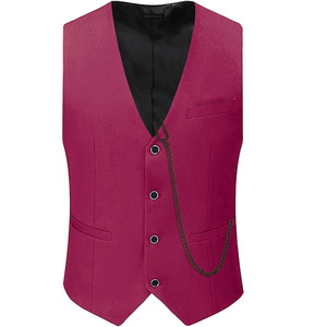 Chaleco de Traje Slim Fit para Hombre, Estilo Gatsby de los Años 20, Informal, para Banquetes, Antiarrugas, con Dobladillo Redondo, Tallas S-6XL - Product Image 2