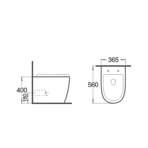 Set sanitario moderno da <span class=keywords><strong>bagno</strong></span> rosso con Bidet in ceramica a doppio filo uno schema di drenaggio P-Trap & S-Trap - Product Image 5