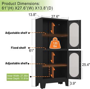 <span class=keywords><strong>GDLT</strong></span> US Offre Spéciale Steel Pantry Storage Home Office 4 Glass Acrylic Door File Metal Cabinet Living Room Customized Color Placard - Product Image 3