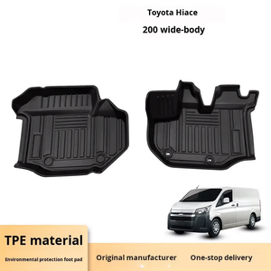 <span class=keywords><strong>TPE</strong></span> בעובי 3mm, סט מלא של 2 חלקים, דגם עסקי סִגְנוֹן חלקים, שטיחי רצפה בדוגמה חלקה עבור הייאס 200 רחב גוף, הגה ימני, רכב חוצה גבולות - Product Image 2