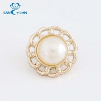Tas Mainan Bulat Mutiara Emas, Sepatu, Kancing Mutiara untuk Pakaian