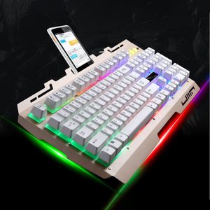 G700 oyun klavyesi + fare seti kablolu <span class=keywords><strong>USB</strong></span> Metal Led aydınlatmalı oyun klavyesi - Product Image 4