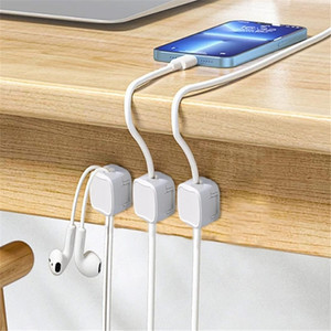 Organizzatore Magnetico per Cavi da Scrivania con Forte Adesivo, Facile da Aprire, per Gestire e Organizzare Cavi <span class=keywords><strong>di</strong></span> Ricarica per Telefoni - Product Image 3