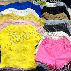 Venta al por mayor Ropa de segunda mano <span class=keywords><strong>Boutique</strong></span> Pequeño 5 años de edad Niños Pantalones de mezclilla Niños Algodón Verano Mixto Tailandia - Product Image 3