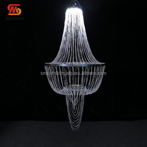 Lámpara de Araña LED de Cristal de Múltiples Capas, Diseño de Lujo Elegante para Decoración de Techos en Eventos de Boda y Salones de Banquetes - Product Image 5