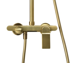 Gunon 3 функция золотой роскошный набор для душа матовый латунный душ - Product Image 3