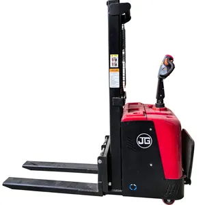 Ban đầu Lift và bao gồm straddle chân JG nền tảng Stacker tuyệt vời cho việc đặt hoặc chuyển hàng hóa