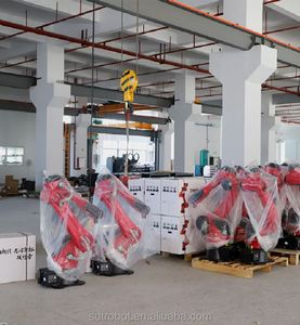 BORUNTE Bras robotique compact à 6 axes, commandé par PLC, motorisé, IP67, capacité de charge de 10 kg, pour le chargement/déchargement industriel et la soudure - Product Image 4