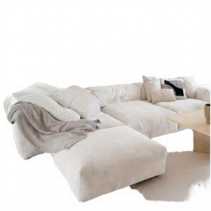 Sofá Seccional Modular Grande, Tapizado en Terciopelo, Sofá <span class=keywords><strong>Esquinero</strong></span> Grande para Villa y Espacios de Vida de Lujo - Product Image 5