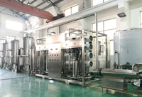 Machine de remplissage d'eau gazeuse industrielle 12000-15000 bph, machine de fabrication de boissons gazeuses
