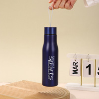 Thermos portable pour voiture en acier inoxydable 304 à double paroi avec isolation sous vide, 6-12h de maintien au chaud, sangle de transport pour les sports de plein air