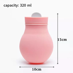 Nước đầy tay ấm hơn silicon mềm mại và cũng kín Mini tái sử dụng chai nước nóng túi bé Bìa ấm chai nước nóng - Product Image 2