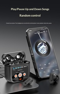 <span class=keywords><strong>Auriculares</strong></span> Inalámbricos Bt 5.4 con Pantalla LED, <span class=keywords><strong>Auriculares</strong></span> para Juegos, <span class=keywords><strong>Auriculares</strong></span> Deportivos, Sonido HIFI, <span class=keywords><strong>Auriculares</strong></span> de Baja Latencia - Product Image 6