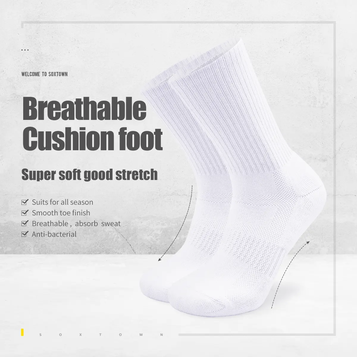 Custom Logo Packaging Sports Cotton Unisex White Women Cushion Mens Basketball Black Crew Socks