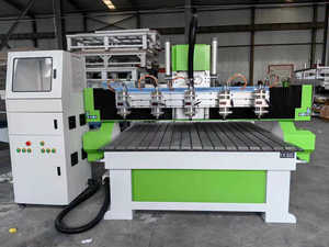 Machine de gravure et de fraisage CNC pour le travail du bois 1325, 4 têtes, un moteur, quatre broches multiples, routeur de découpe pour meubles en bois - Product Image 6