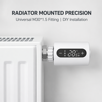 Tuya Wifi inalámbrico inteligente Trv Válvula de radiador programable HYSEN termostato de Calefacción Automática