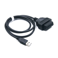 Adaptateur de charge pour alimentation automobile 12V, câble GPS OBD, USB vers connecteur OBDII femelle