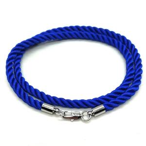 Coloré 42cm <span class=keywords><strong>Soie</strong></span> Milan <span class=keywords><strong>Cordon</strong></span> Chaîne Collier <span class=keywords><strong>Pendentif</strong></span> Longe Haute Qualité En Acier Inoxydable <span class=keywords><strong>Fermoir</strong></span> Corde Torsadée Chaîne <span class=keywords><strong>pour</strong></span> Collier - Product Image 6