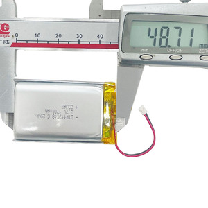 多目的充電式ポーチセル 3.7V <span class=keywords><strong>1700mAh</strong></span> リポバッテリー おもちゃ用 モデル113048 リチウムポリマーバッテリー 3.7v <span class=keywords><strong>1700mah</strong></span> - Product Image 3
