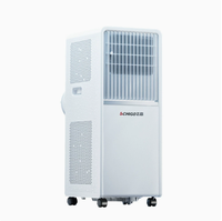 Climatiseur portable mini 220V à fréquence variable, économe en énergie, contrôlé par application, pour usage hôtelier et domestique, avec fonctions de refroidissement et de chauffage