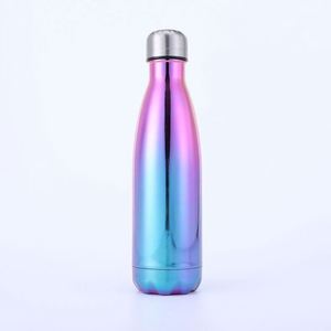 Logo personnalisé promotionnel 16 oz. Bouteille d'eau en acier inoxydable avec couvercle à visser pour les cadeaux d'entreprise et les événements sportifs - Product Image 5